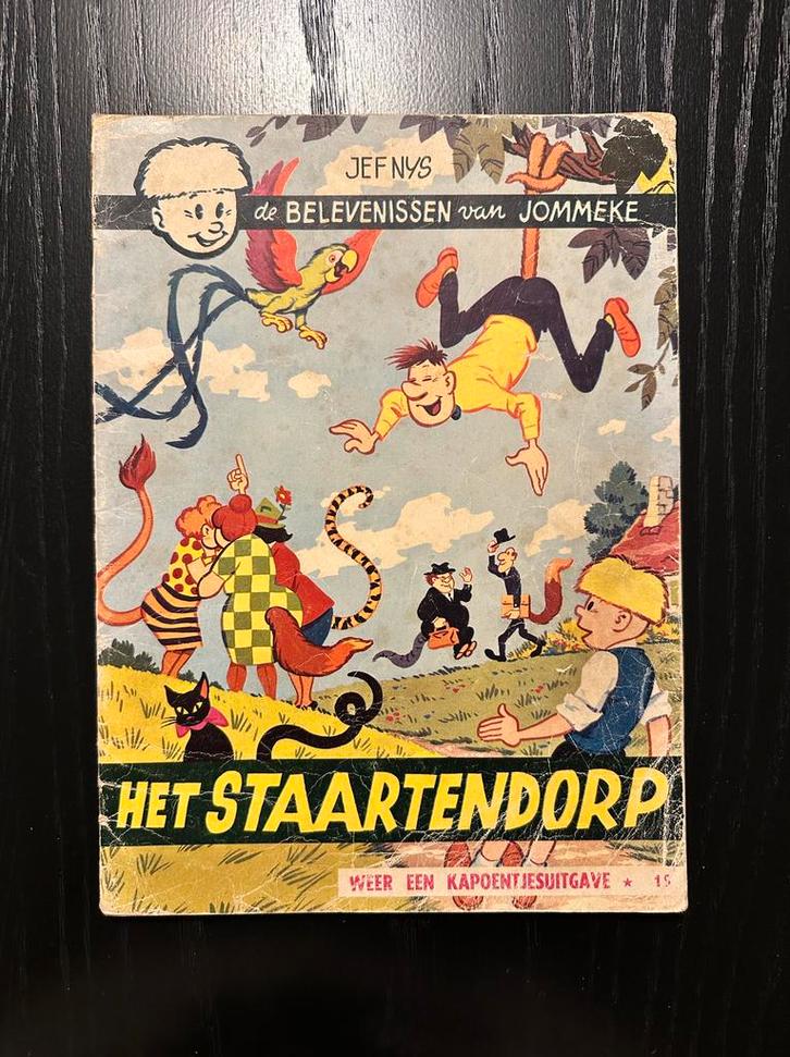 Jommeke – Het Staartendorp (Kapoentjesuitgave nr. 15), Boeken, Strips | Comics, Zo goed als nieuw, Ophalen of Verzenden