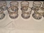 10 mooie borrelglaasjes met gouden randjes, Verzamelen, Ophalen of Verzenden, Zo goed als nieuw