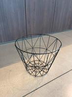 Metalen zwart mandje, Huis en Inrichting, Ophalen, Zo goed als nieuw