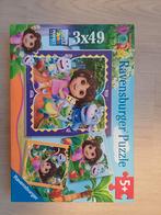 Puzzel Dora 3x49st, Kinderen en Baby's, Speelgoed | Kinderpuzzels, Ophalen of Verzenden