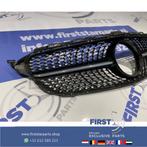 W205 C205 C43 AMG DIAMOND GRIL ZWART Mercedes C Klasse 2014-, Auto-onderdelen, Ophalen of Verzenden, Gebruikt, Mercedes-Benz