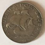 Portugal, 2 1/2 escudos 1932, Postzegels en Munten, Ophalen of Verzenden, Overige landen, Losse munt, Zilver