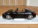 SUMMER DEAL Porsche Boxster S 981 zwart 1:18 Minichamps, Ophalen of Verzenden, Zo goed als nieuw, Auto, MiniChamps