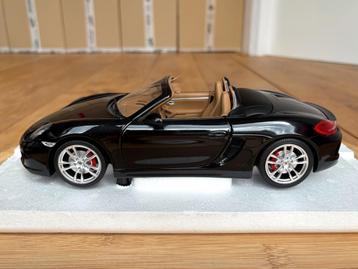 SUMMER DEAL Porsche Boxster S 981 zwart 1:18 Minichamps beschikbaar voor biedingen