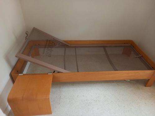 Auping auronde 1-persoonsbed met verstelbare bodem, Huis en Inrichting, Slaapkamer | Bedden, Zo goed als nieuw, Ophalen