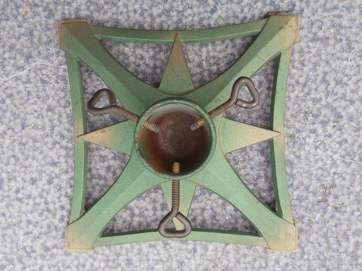 Antieke kerstboom voet met mooie patina, zwaar gietijzer, Diversen, Kerst, Gebruikt, Ophalen of Verzenden