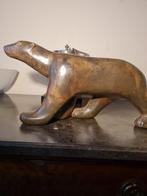 Bronze/Pierre Chenet/ours polaire/signé + cachet, Antiquités & Art, Art | Sculptures & Bois, Envoi