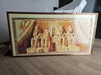 Egyptische papyrus abu simbel 2mtr x 1mtr, Antiek en Kunst, Ophalen