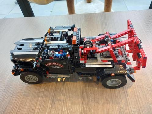 Lego Technic 9395 – Pick-up Sleepwagen + Power Functies Moto, Kinderen en Baby's, Speelgoed | Duplo en Lego, Zo goed als nieuw