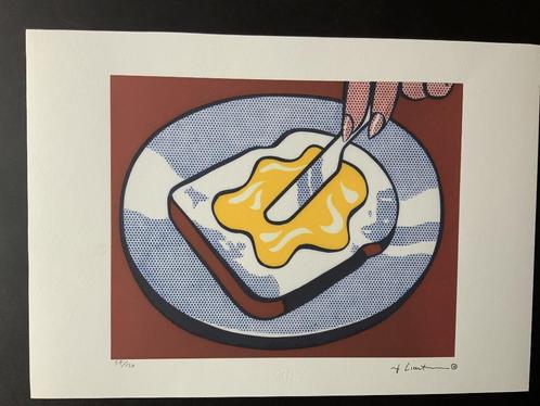 Lichtenstein genummerde litho 35 X 50 cm, Antiek en Kunst, Kunst | Litho's en Zeefdrukken, Ophalen of Verzenden