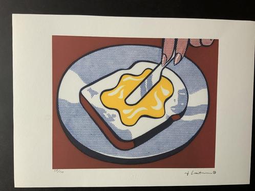 Lichtenstein genummerde litho 35 X 50 cm, Antiquités & Art, Art | Lithographies & Sérigraphies, Enlèvement ou Envoi