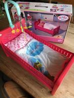 BEDJE BABY BORN MET GELUID EN LICHT, Ophalen of Verzenden, Zo goed als nieuw, Babypop