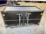 Cage pour chien en inox, très solide, Animaux & Accessoires, Comme neuf, Enlèvement ou Envoi