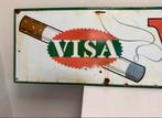 VISA sigaretten emaille reclamebord, Ophalen