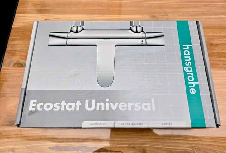Hansgrohe Ecostat Universal badthermostaat art 131230000, Doe-het-zelf en Bouw, Sanitair, Nieuw, Kraan, Chroom, Ophalen