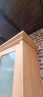 Eiken buffetkast/vitrinekast GRATIS LEVERING EINDEJAARSACTIE, Huis en Inrichting, Kasten | Vitrinekasten, Ophalen of Verzenden