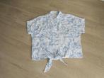 C&A witte blouses met blauw motief maat 42, C&A, Porté, Taille 42/44 (L), Enlèvement ou Envoi