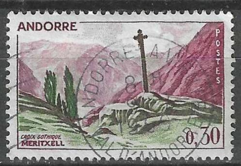 Andorra-Frans 1961/1971 - Yvert 159 - Landschappen (ST), Timbres & Monnaies, Timbres | Europe | Autre, Affranchi, Autres pays
