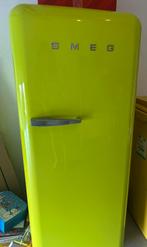 Limoengroene smeg, Elektronische apparatuur, Koelkasten en IJskasten, Ophalen, Gebruikt, Met vriesvak