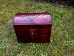 Coffre en cuir, Maison & Meubles, Accessoires pour la Maison | Coffres, Enlèvement, Comme neuf