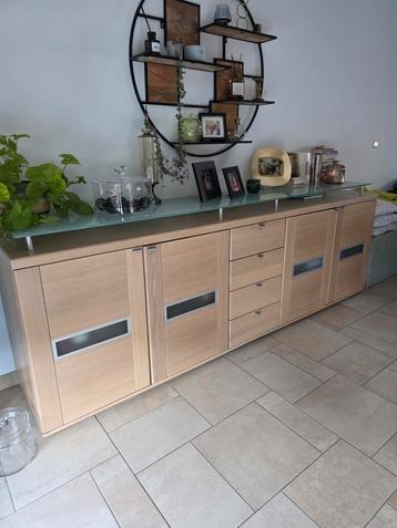 buffet chêne clair., Enlèvement, Comme neuf, Chêne