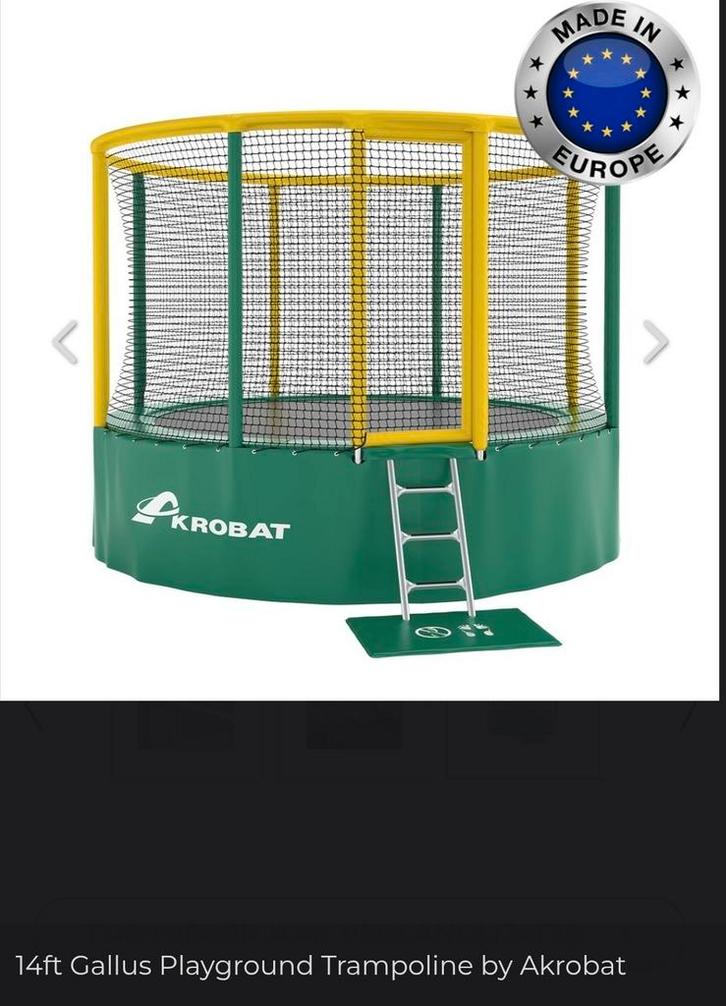 Supertramp trampoline van 4m27 met vangnet, Kinderen en Baby's, Speelgoed | Buiten | Trampolines, Gebruikt, Ophalen