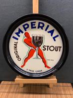 Emaille dienblad IMPERIAL STOUT, Verzamelen, Ophalen, Gebruikt, Reclamebord