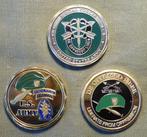LOT de 3 pièces / FORCE SPECIAL US., Verzamelen, Verzenden, Landmacht, Embleem of Badge