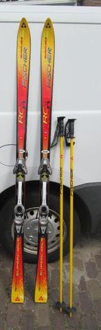 2 lats de ski Prima et 2 bâtons Fisher, 190 cm, Fischer, Skis, Comme neuf, Enlèvement