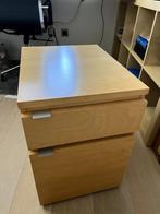 Bureaukast IKEA MALM eik, Huis en Inrichting, Ophalen, Gebruikt, Bureau