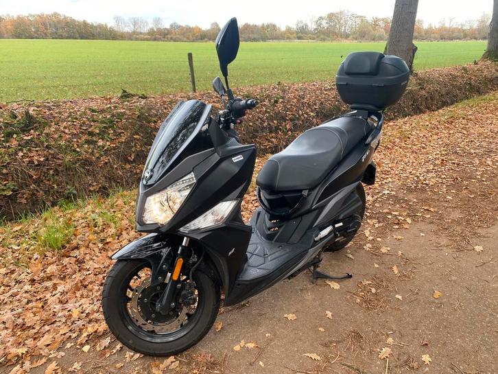 Sym Jet 14 2021 full option B klasse, Fietsen en Brommers, Scooters | SYM, Zo goed als nieuw, Overige modellen, Klasse B (45 km/u)