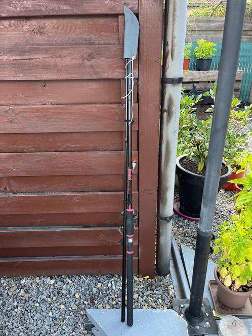 Forelhengel X2 Rewind Feeder 3.45m + Mitchell Avocet RZT 100, Watersport en Boten, Hengelsport | Roofvissen, Zo goed als nieuw