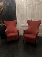 2x Giorgetti Progetti Wing Chair design fauteuil stoel, Gebruikt, Ophalen