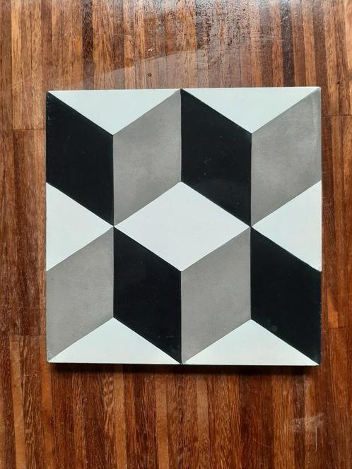 handgemaakte Portugese cementtegels - Escher patroon - 1,4m2, Bricolage & Construction, Dalles & Carrelages, Neuf, Carrelage de sol