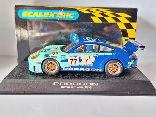 Scalextric Paragon Porsche 911 GTR #77 Ref C2274 Met Licht, Kinderen en Baby's, Speelgoed | Racebanen, Nieuw, Racebaan, Elektrisch