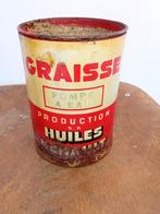 Huiles Renault en étain vintage, Enlèvement ou Envoi, Utilisé