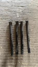 Zwarte metalen tafelpoten hoog 90cm (4 stuks), Ophalen, Tafelpoot, Gebruikt, Rond