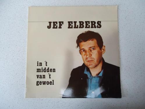 LP "Jef Elbers" In 't Midden Van Het Gewoel anno 1982, CD & DVD, Vinyles | Néerlandophone, Utilisé, Musique régionale, 12 pouces