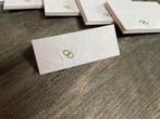 100 nieuwe naamkaartjes huwelijk, Hobby en Vrije tijd, Ophalen of Verzenden, Nieuw, Feestartikel