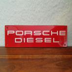 Emaille Schild PORSCHE DIESEL Reclamebord Plaque Dealer Gift, Collections, Marques & Objets publicitaires, Utilisé, Envoi, Panneau publicitaire