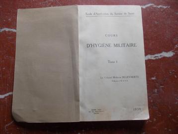 ARMEE COURS D HYGIENE MILITAIRE 1939, Enlèvement ou Envoi, 20e siècle ou après, Utilisé