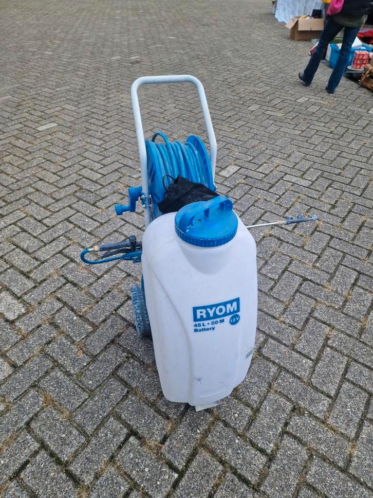 AquaSpray elektrische hogedruk landbouw oplaadbar, Tuin en Terras, Waterpompen, Zo goed als nieuw, Accu, Ophalen