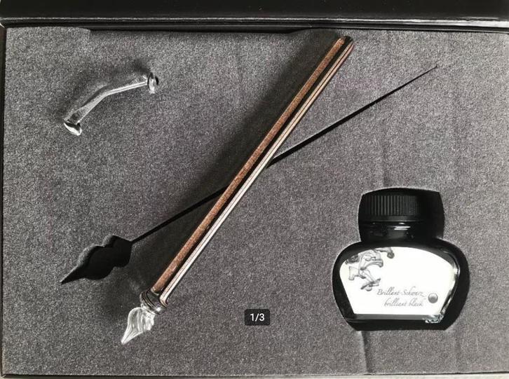glazen pen kalligrafie, Hobby en Vrije tijd, Tekenen, Ophalen of Verzenden
