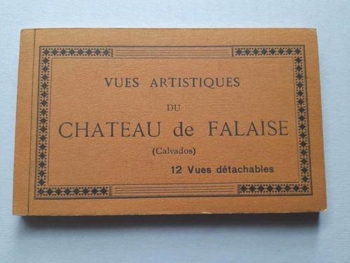 Boekje van 12 kaarten Château de Falaise (Calvados), Verzamelen, Postkaarten | Themakaarten, Ongelopen, 1940 tot 1960, Gebouw