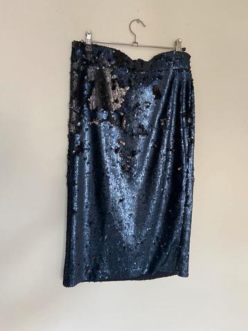 Essentiel rok maat 38, Enlèvement ou Envoi, Taille 38/40 (M), Bleu