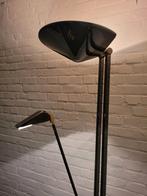 Vloerlamp met verstelbare leeslamp  H184cm, Huis en Inrichting, Lampen | Vloerlampen, Ophalen, Zo goed als nieuw, Metaal, Modern