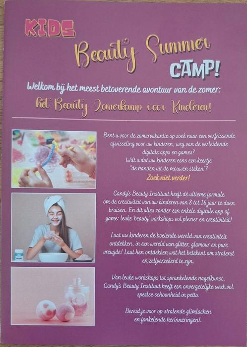 Candy's Beauty Zomer Kamp, Vacances, Vacances | Enfants & Jeunesse