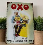 Metalen reclamebord OXO, Ophalen of Verzenden, Nieuw, Reclamebord
