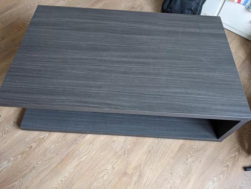 Grijze salontafel (130x80) - gratis op te halen, Huis en Inrichting, Tafels | Salontafels, Gebruikt, Minder dan 50 cm, 50 tot 100 cm