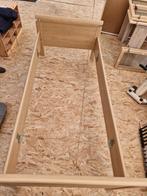 bedframe berkenfineer + nachttafeltje, Huis en Inrichting, Ophalen, Gebruikt, Eenpersoons